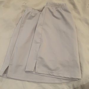 White tennis /athletic skirt